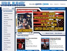Tablet Screenshot of blue-underground.com